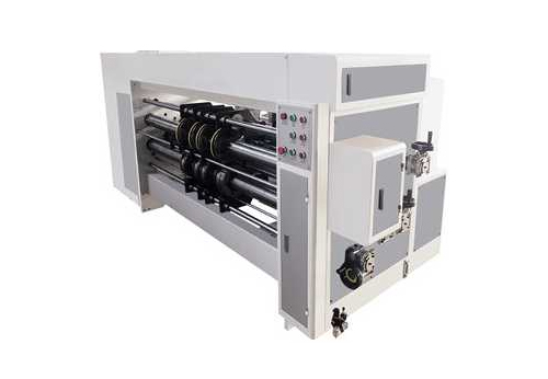 Crimping and slotting machine